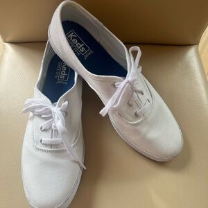 Keds Classic White Lace-Up Sneakers